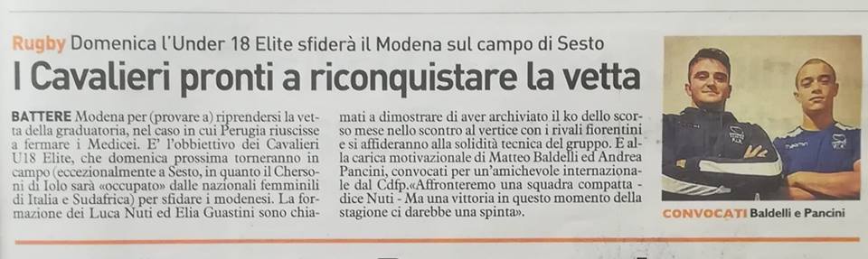 La Nazione 23.11.2018 Image