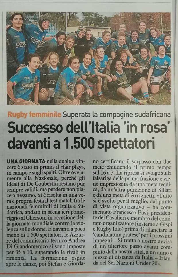 La Nazione 26.11.2018 Image