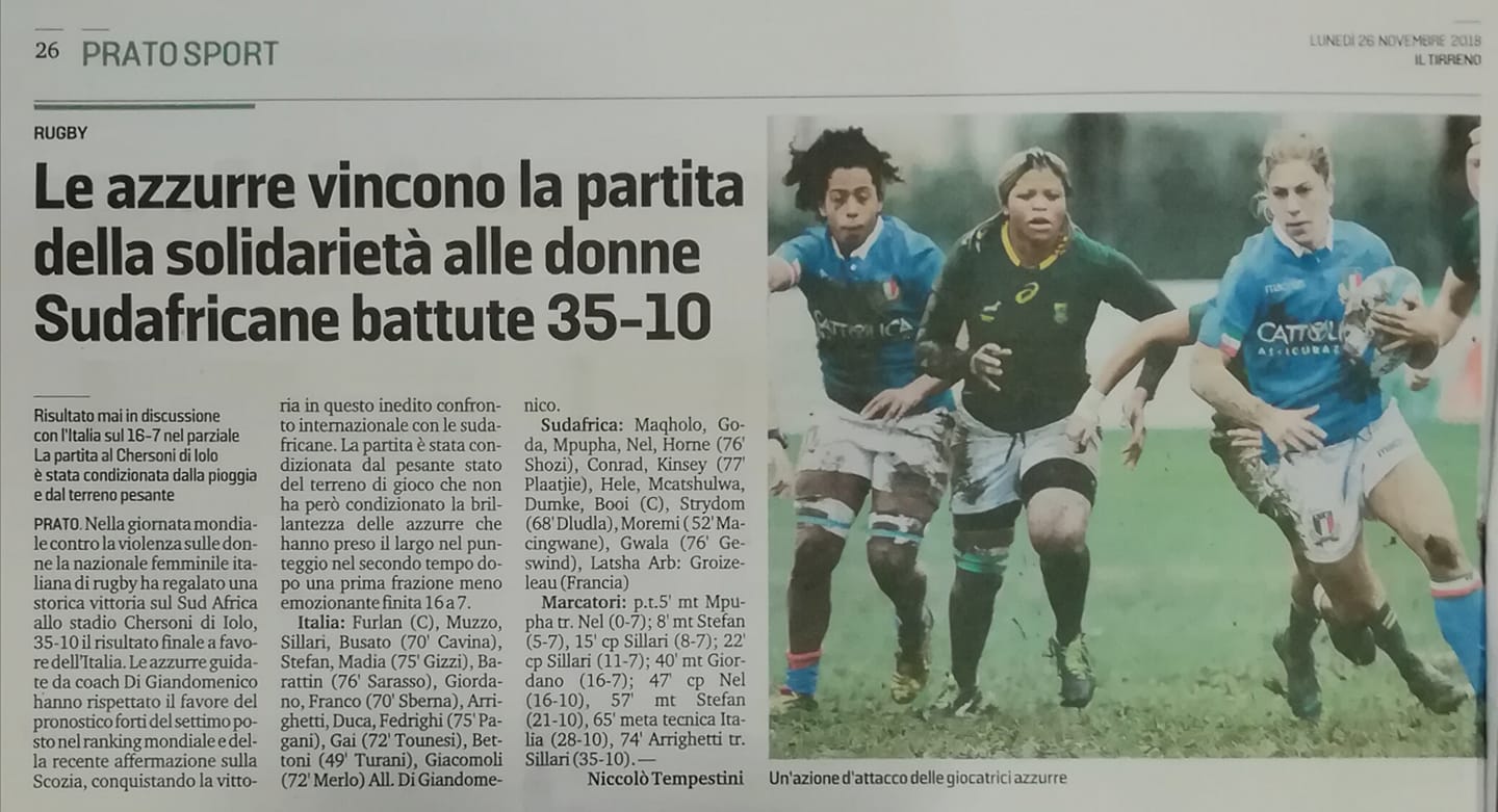 Il Tirreno 26.11.2018 Image