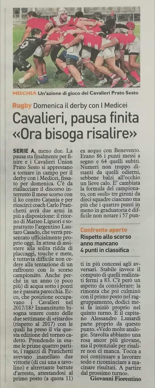 La Nazione 30.11.2018 Image