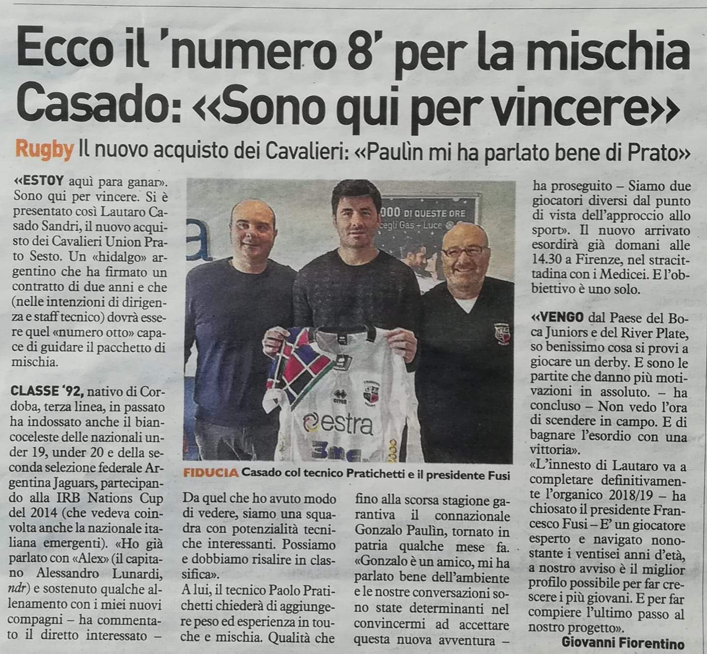 La Nazione 01.12.2018 Image