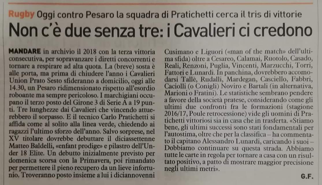La Nazione 23.12.2018 Image