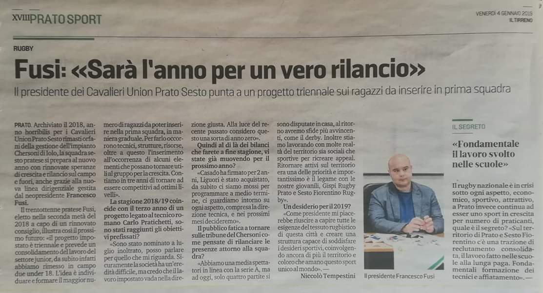 Il Tirreno 04.01.2019 Image