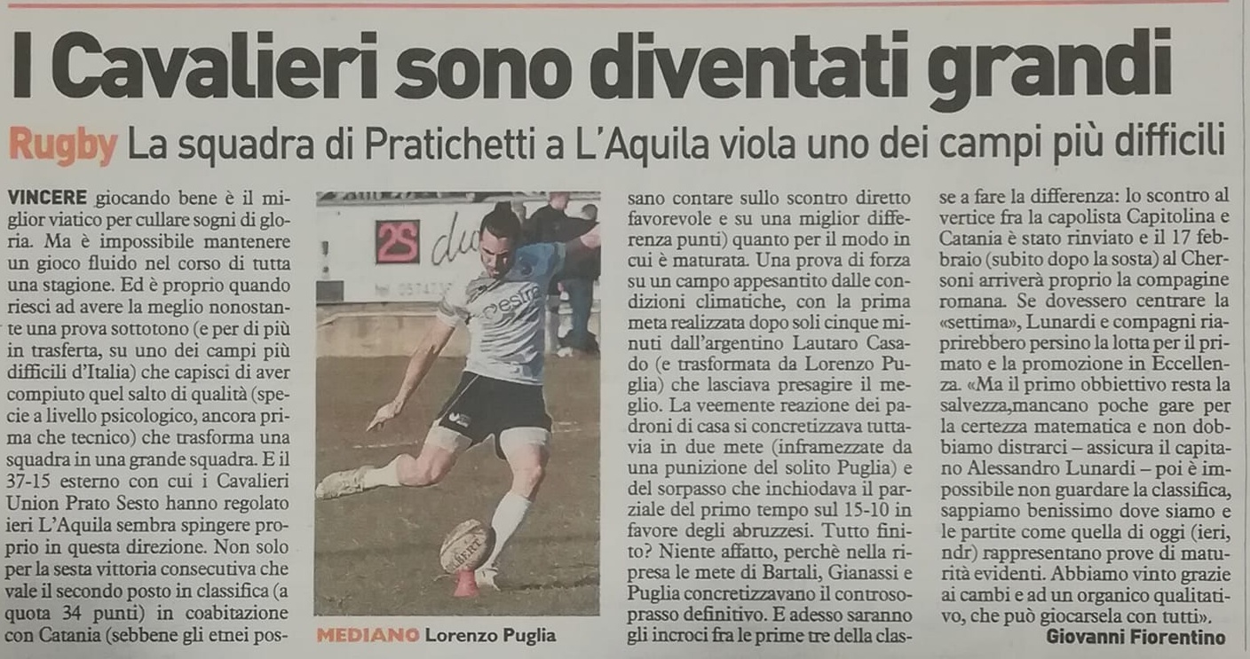 La Nazione 28.01.2019 Image