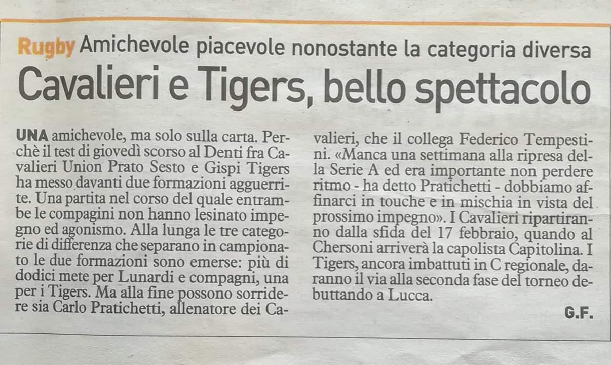 La Nazione 09.02.2019 Image