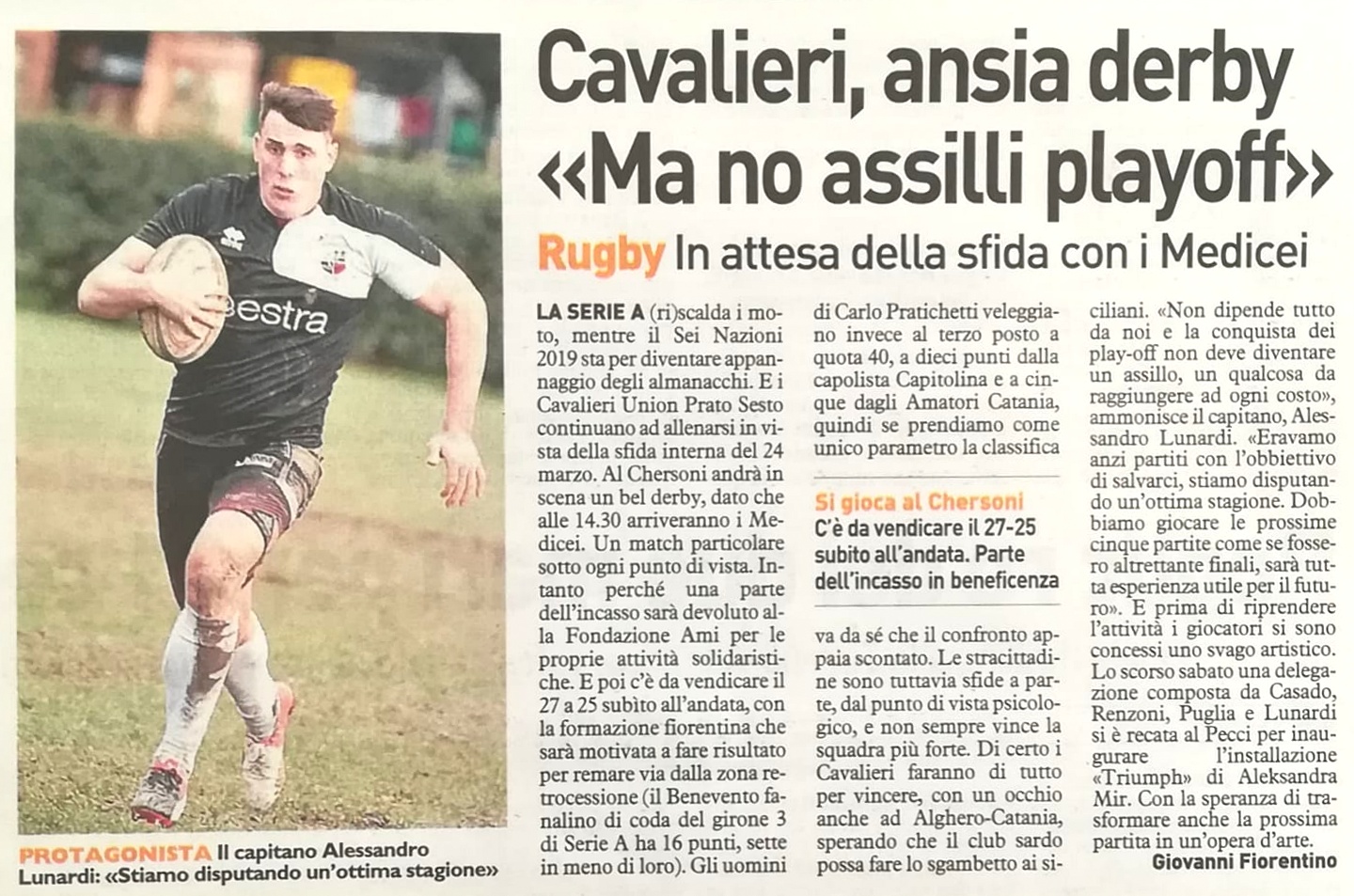 La Nazione 20.3.2019 Image
