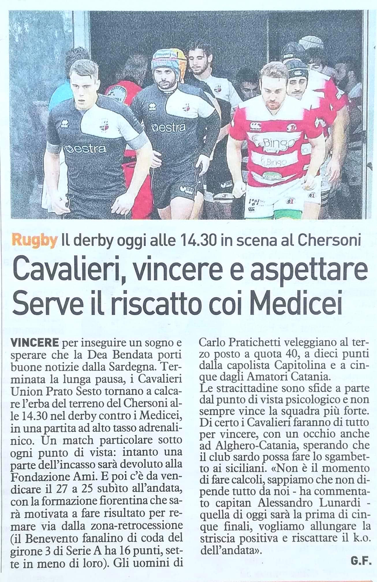 La Nazione 23.3.2019 Image
