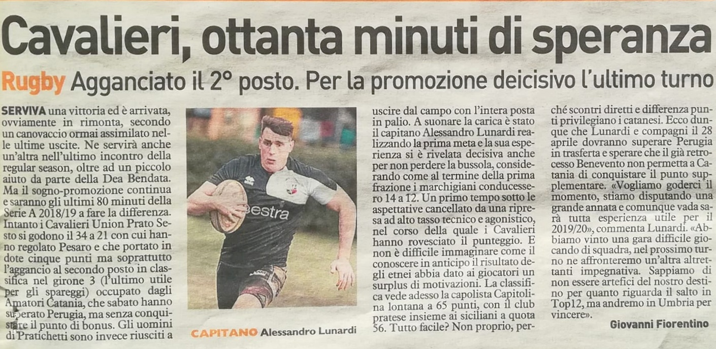La Nazione 15.4.2019 Image