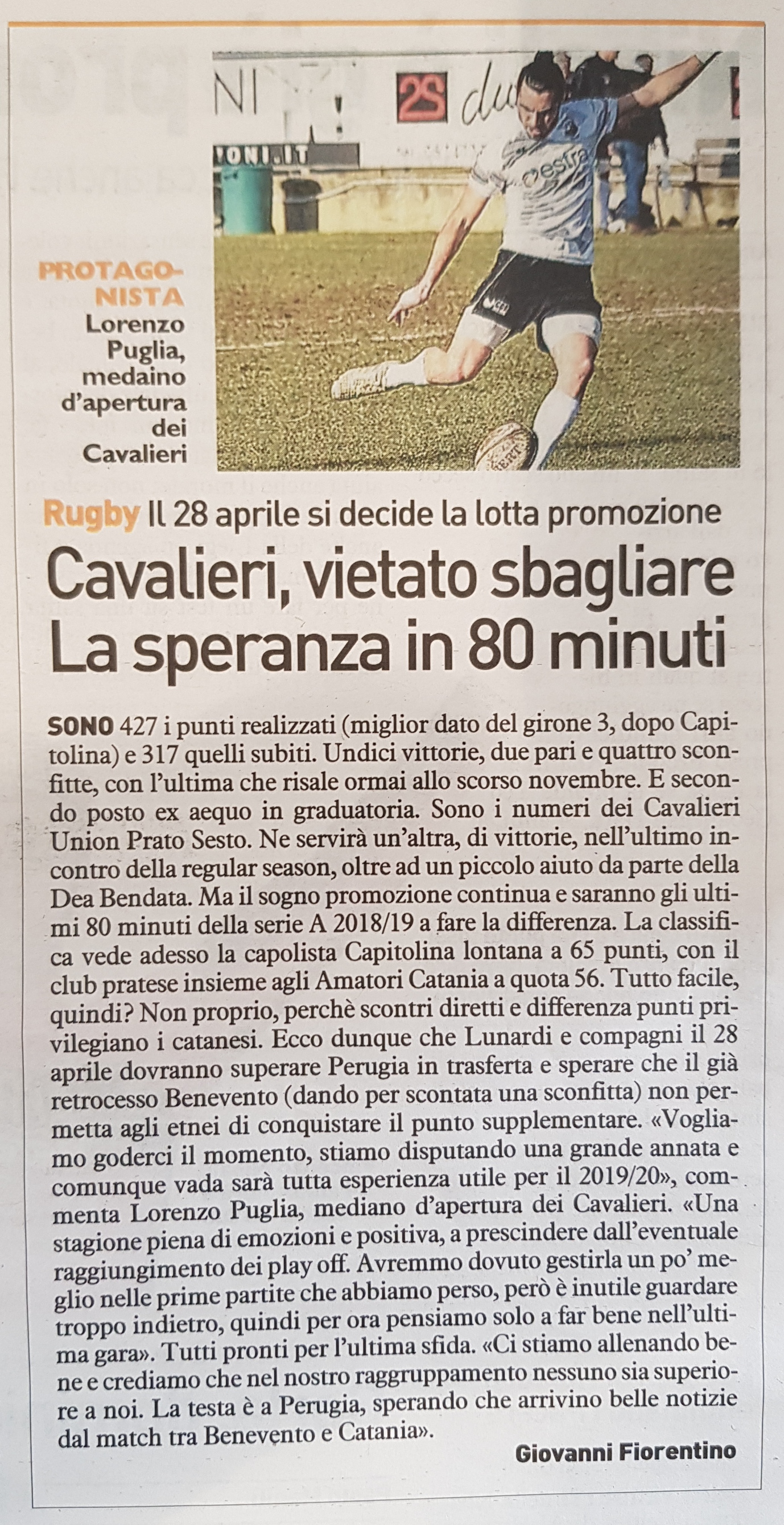 La Nazione 23.4.2019 Image