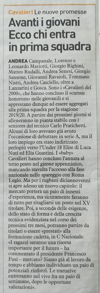 La Nazione 5.6.2019 Image