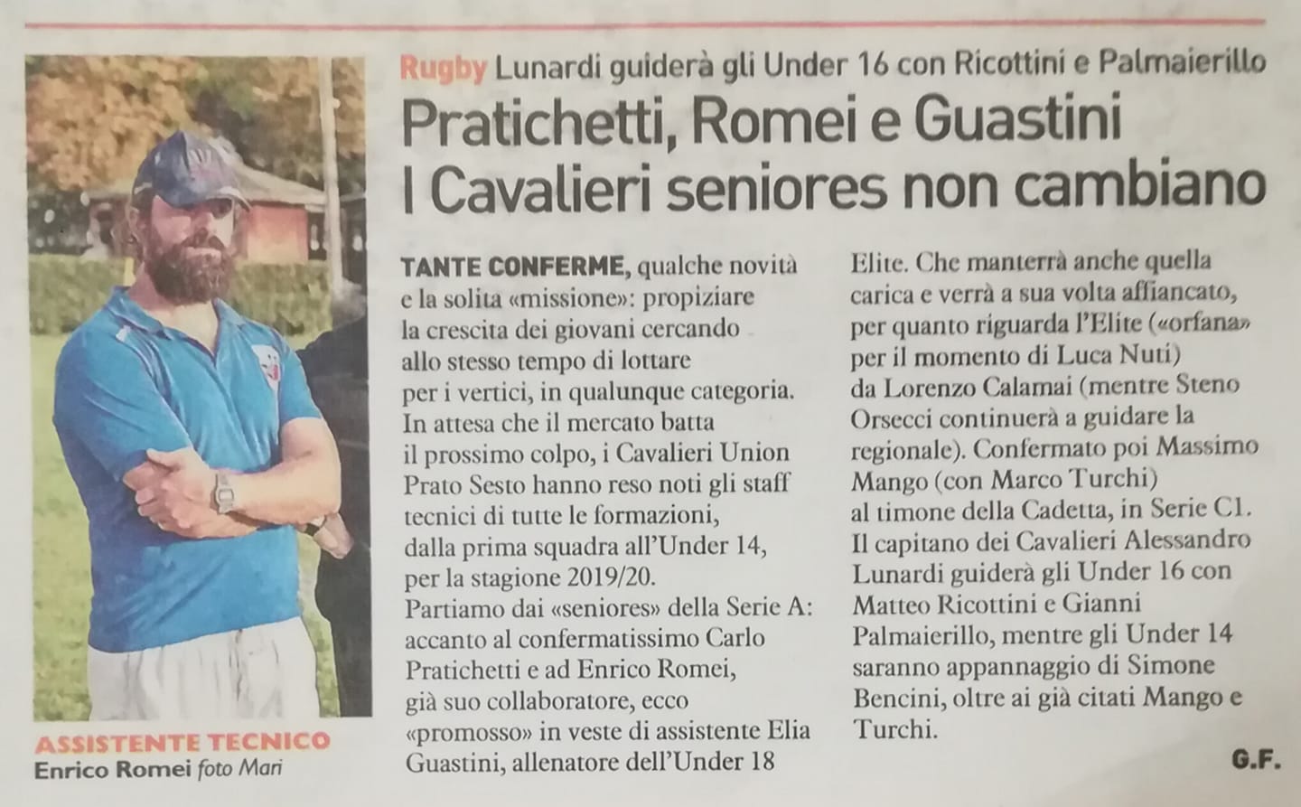 La Nazione 08.07.2019 Image