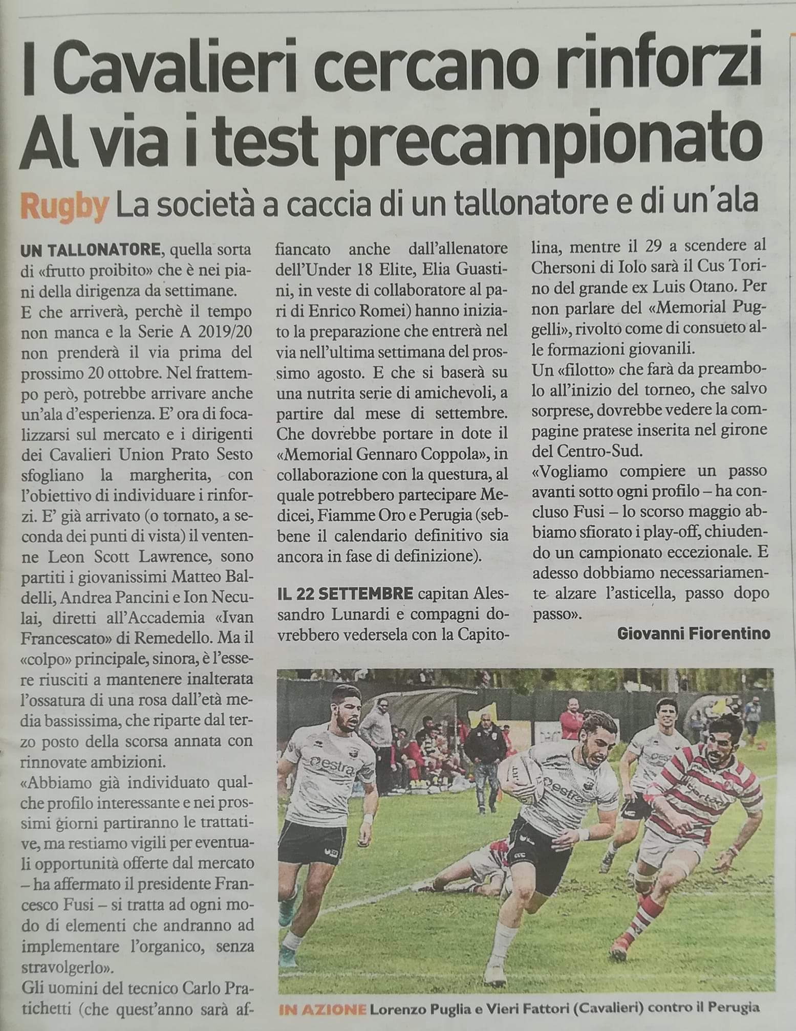La Nazione 10.07.2019 Image
