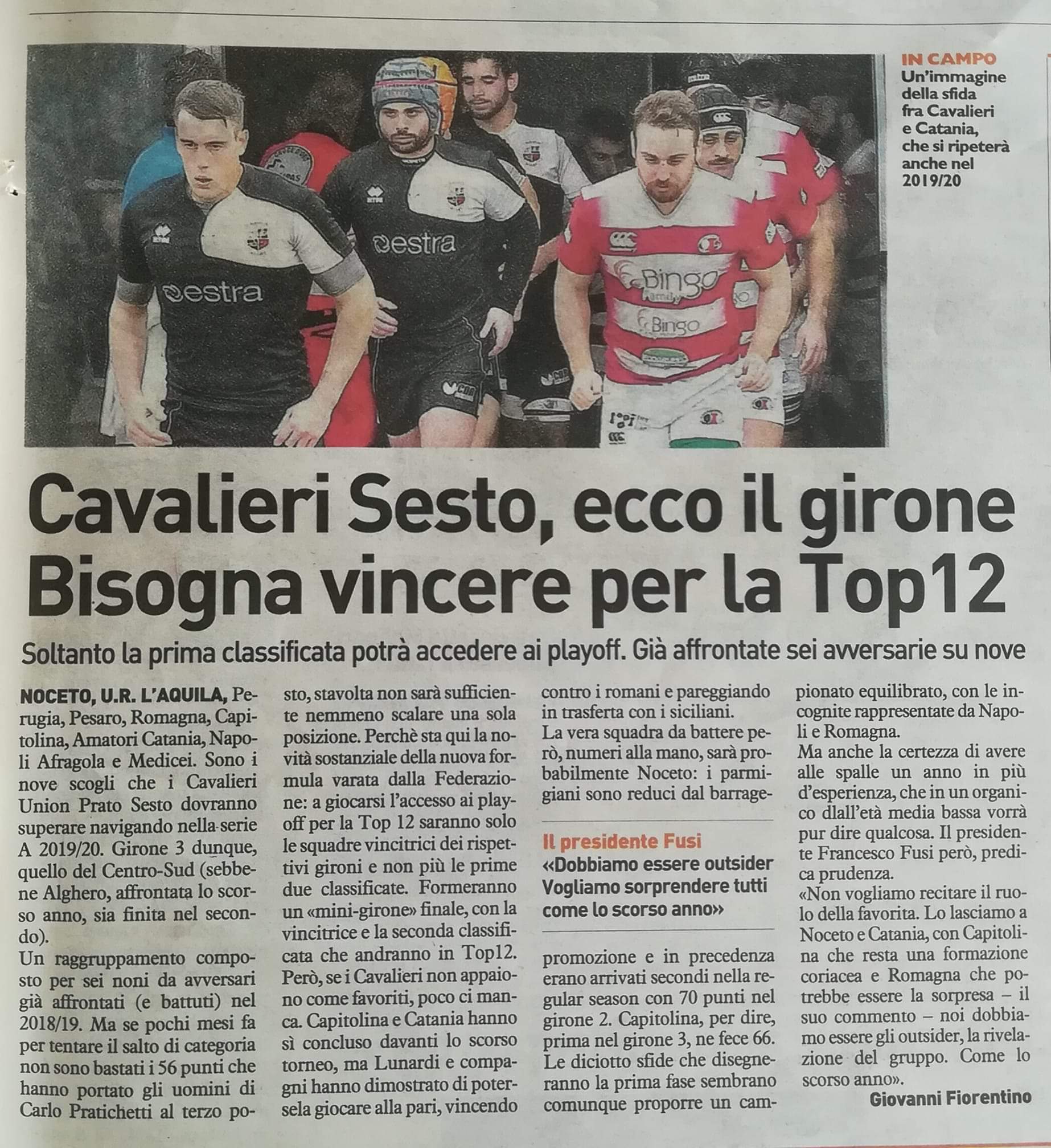 La Nazione 19.07.2019 Image