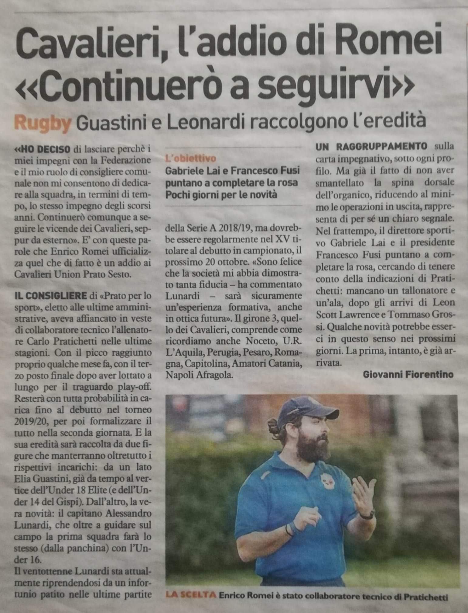 La Nazione 02.08.2019 Image