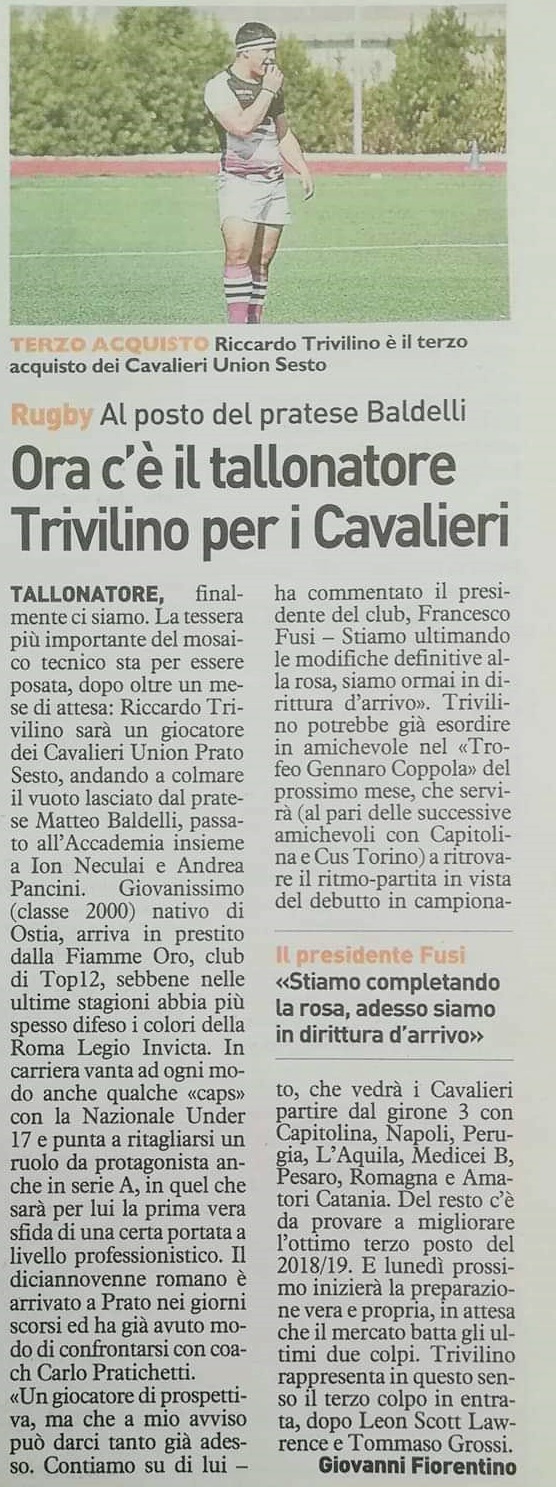 La Nazione 29.08.2019 Image
