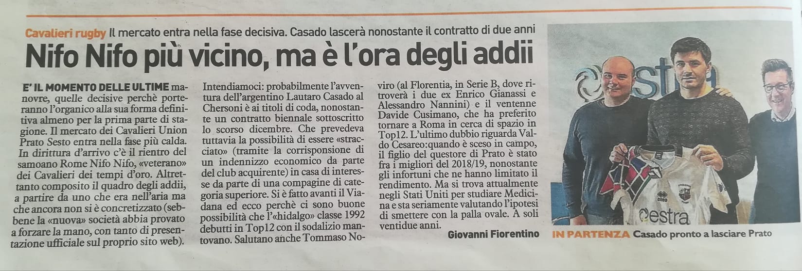 La Nazione 03.09.2019 Image