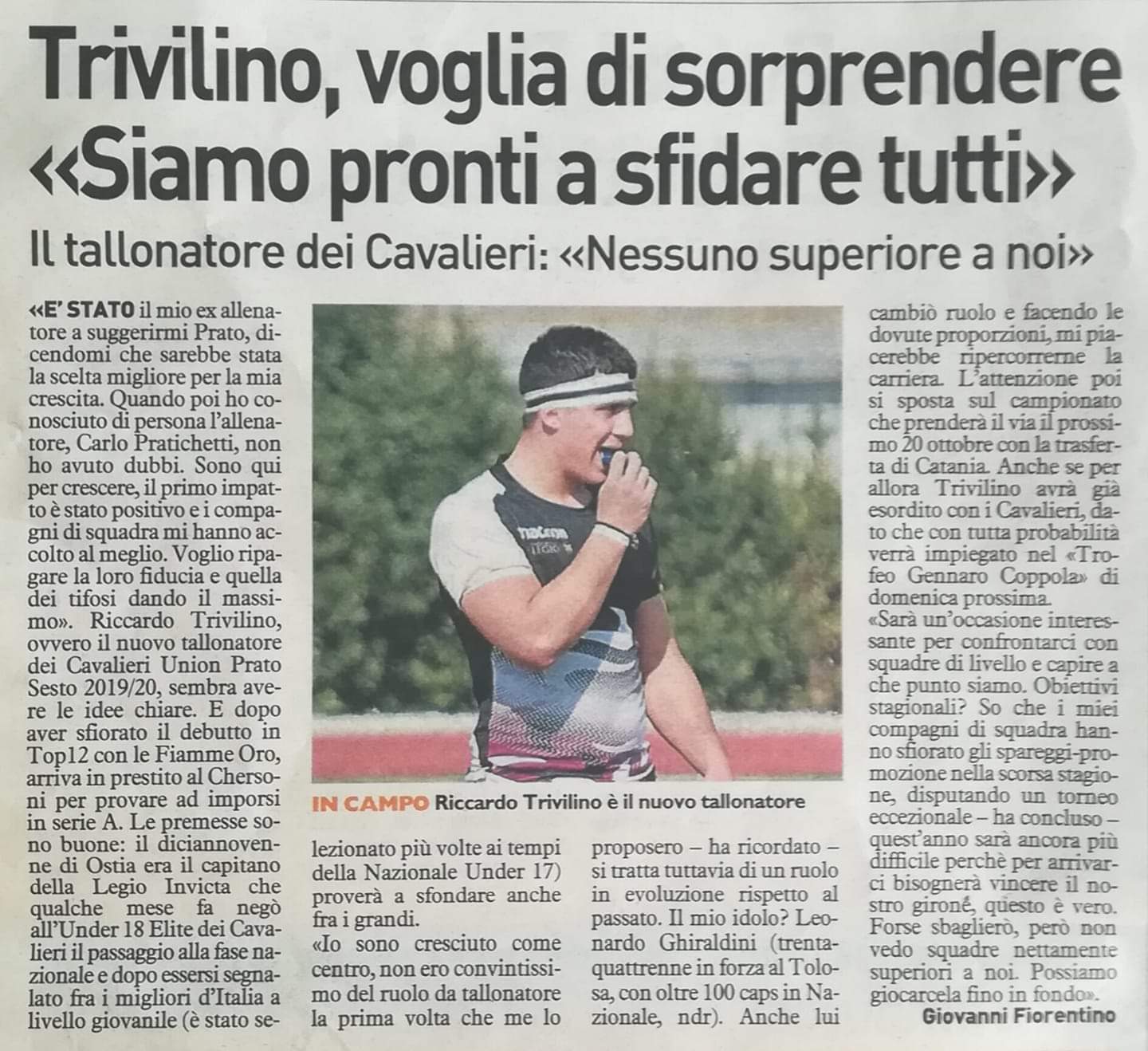 La Nazione 11.09.2019 Image