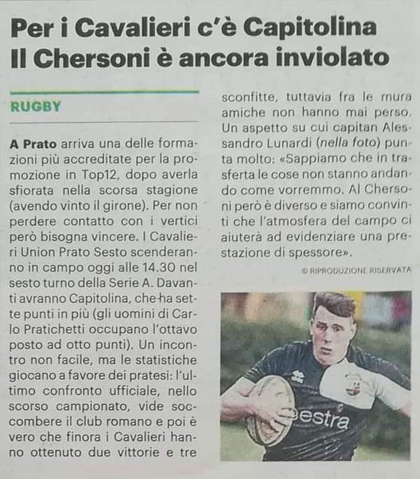 La Nazione 28.11.2019 Image