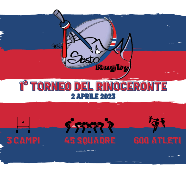 Il minirugby sestese in festa con il '1° Torneo del Rinoceronte'