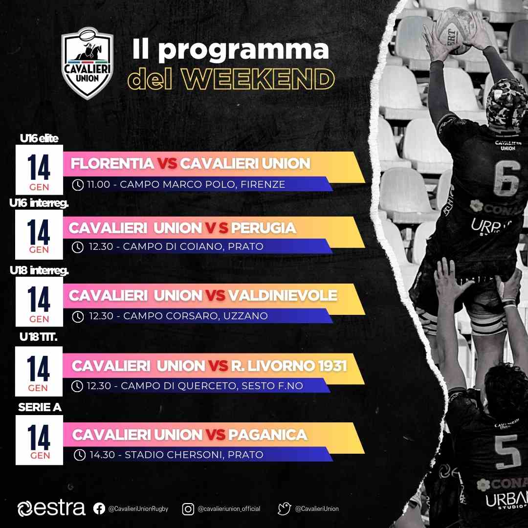 programma settimanale 14 gennaio