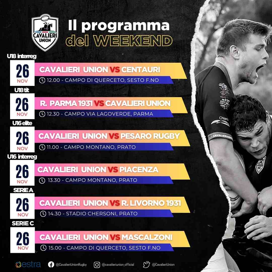 programma settimanale 26 nov