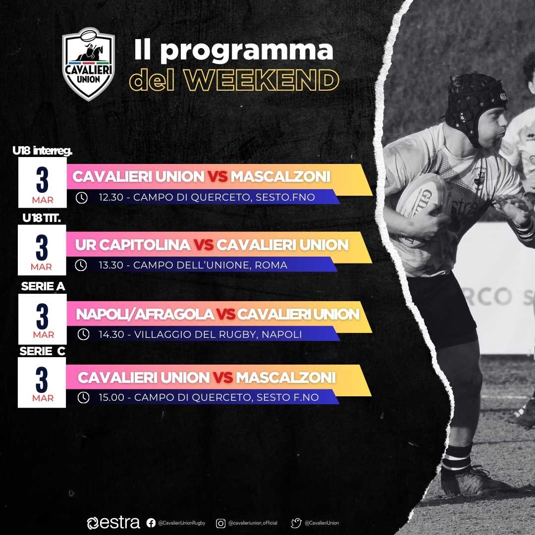 programma settimanale 3 marzo 2