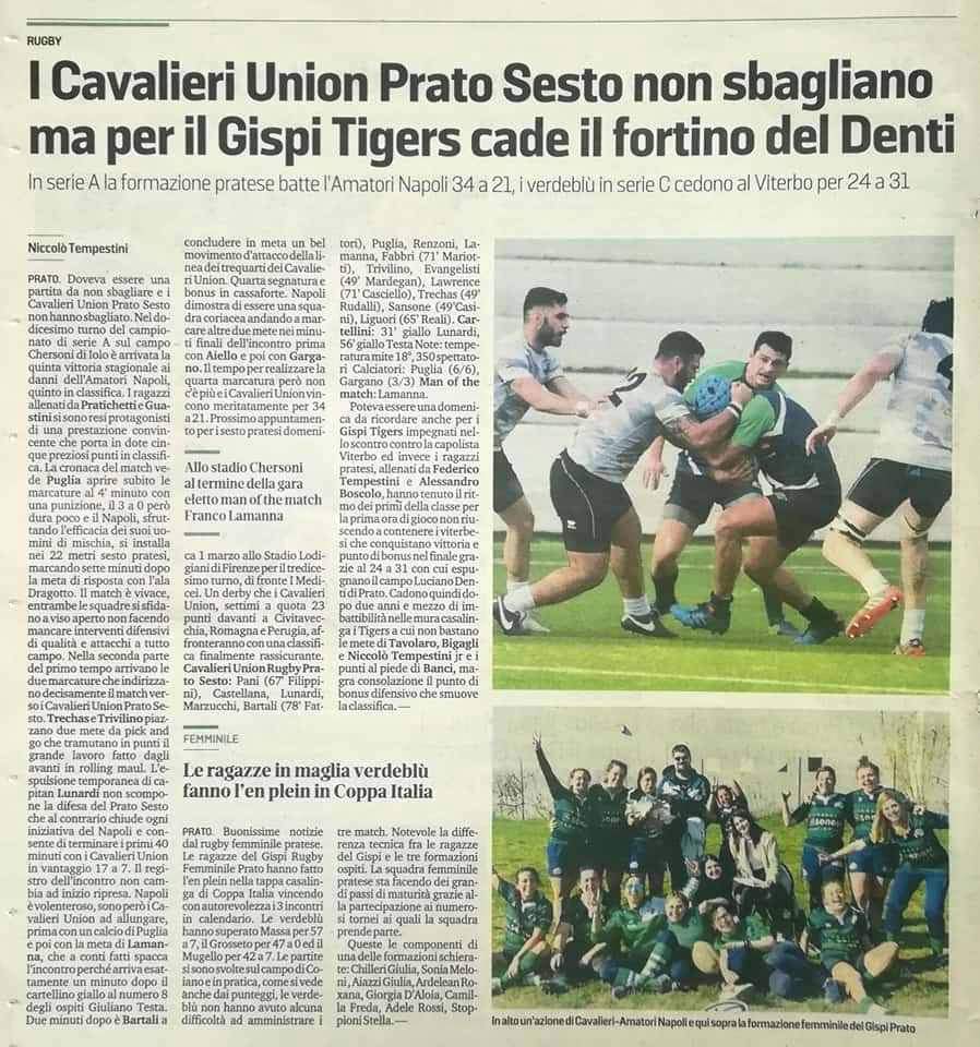 Il Tirreno 18.02.2020