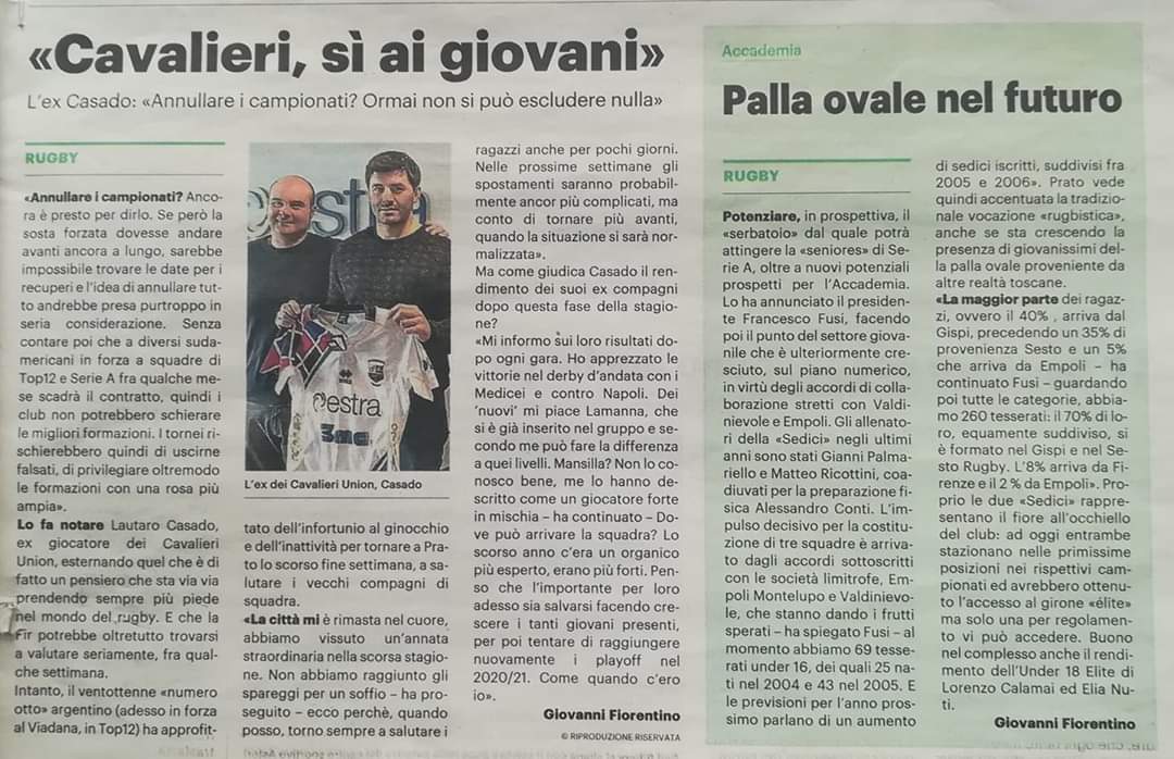 La Nazione 10.03.2020